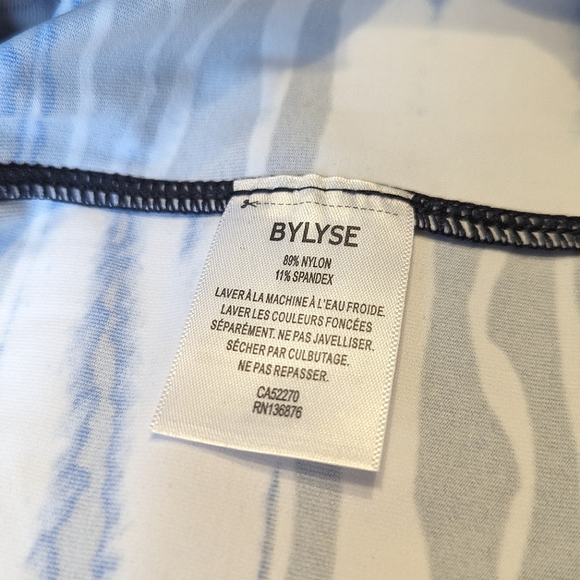 Bylyse blue/white striped lightweight Nylon jacket XXL - Picture 4 of 8
